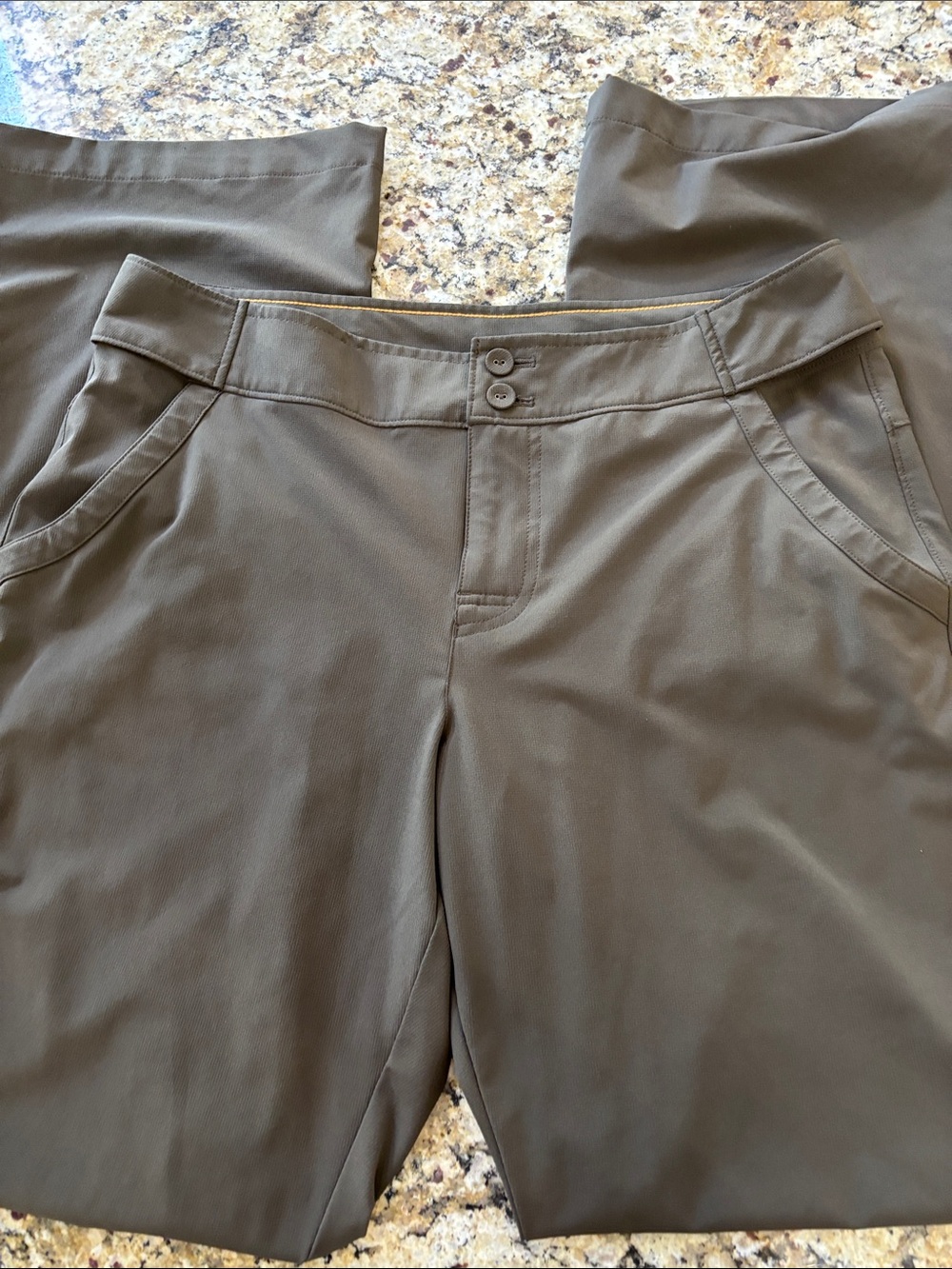 Lucy Women’s Olive-Taupe Stretch Pants